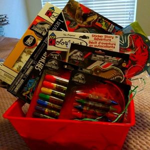 Jurassic World themed Easter Basket